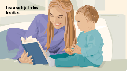 Lea a su hijo todos los dias.
